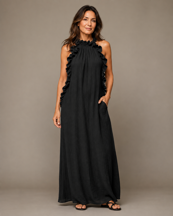 Amara Maxi Dress (Black)
