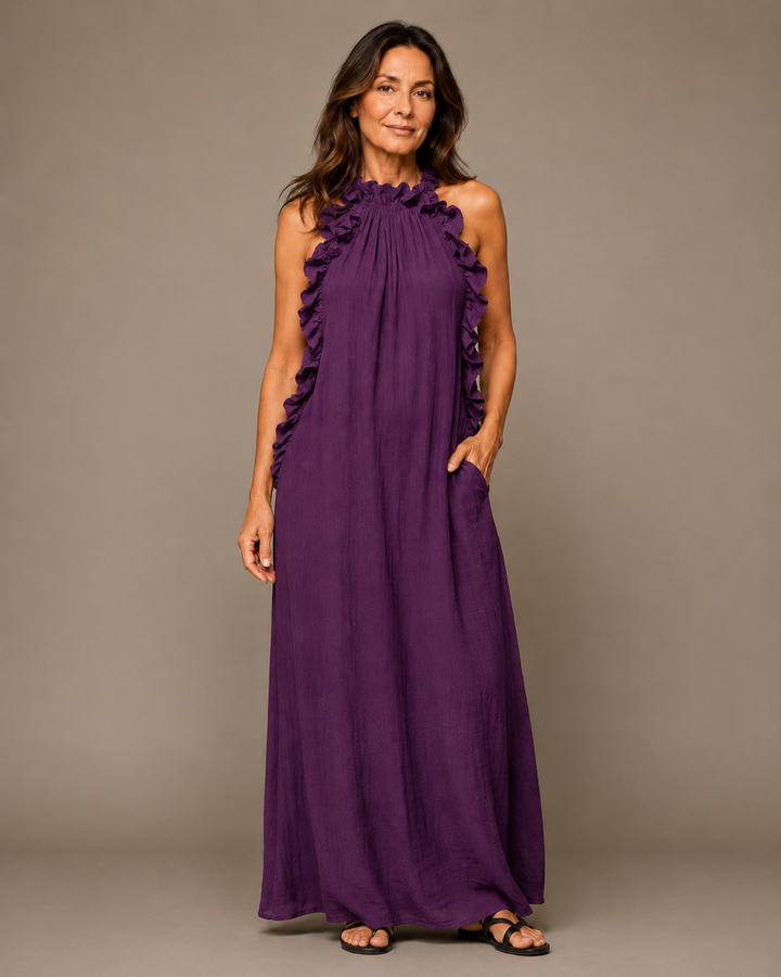 Amara Maxi Dress (Purple)