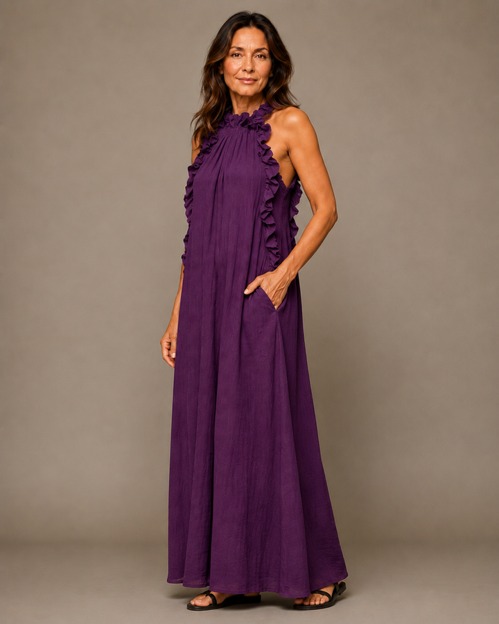 Amara Maxi Dress (Purple)