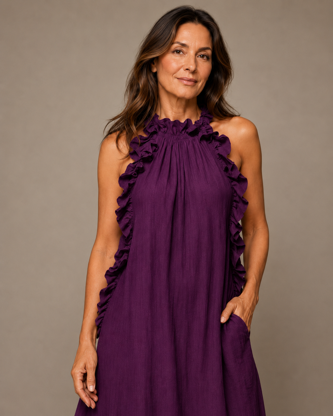 Amara Maxi Dress (Purple)