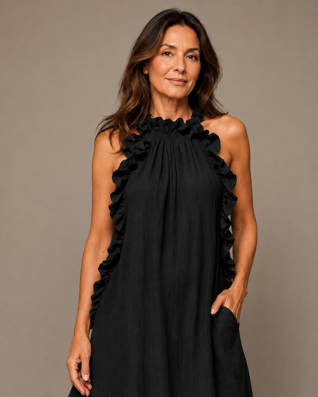 Amara Maxi Dress (Black)