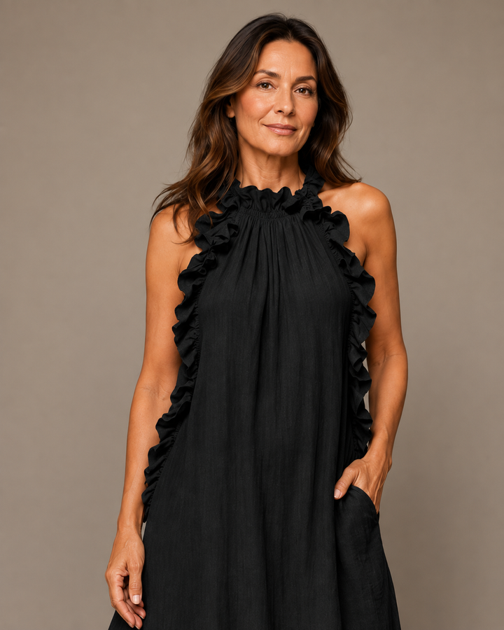 Amara Maxi Dress (Black)
